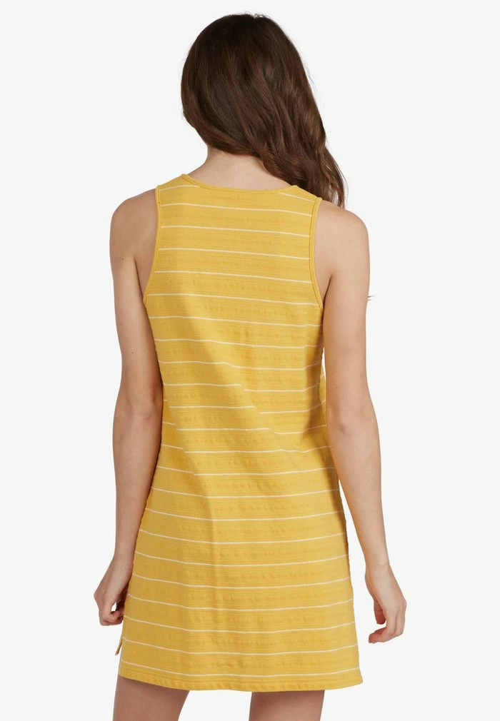 Roxy Jersey Dress - Ochre Beachy Yarn 5 Roxy Jersey Dress - Ochre Beachy Yarn - Image 3