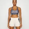 Roxy BACK TO YOU PRINTED - Medium Support Sports Bra - Mood Indigo