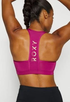 Roxy BACK TO YOU - Medium Support Sports Bra - Boysenberry -Roxy Shop 51d00eedd91646779b1c4106af9f3b80