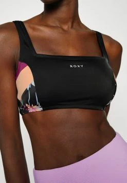 Roxy ACTIVE BRALETTE TANK - Bikini Top - Anthracite -Roxy Shop 525a939c1f82466dbc3605b21cafcb84