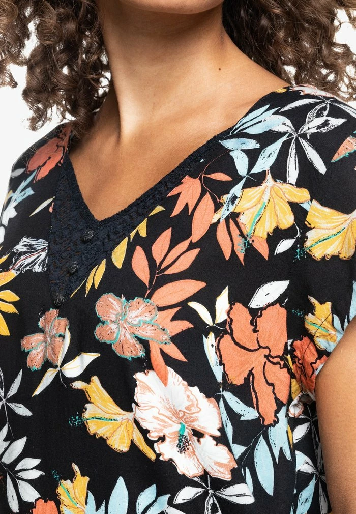 Roxy Print T-shirt - Anthracite Island Vibes 6 Roxy Print T-shirt - Anthracite Island Vibes - Image 4