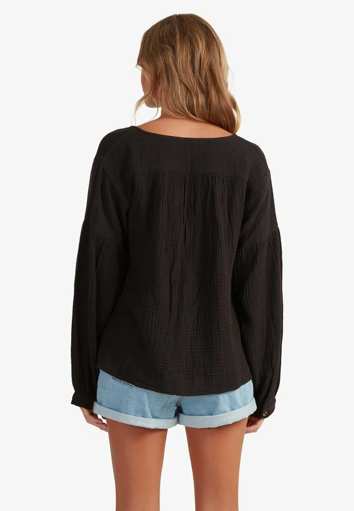 Roxy Button-down Blouse - Anthracite 4 Roxy Button-down Blouse - Anthracite - Image 2