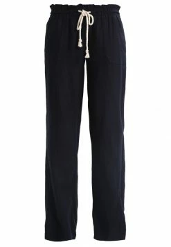 Roxy OCEANSIDE PANT - Trousers - True Black -Roxy Shop 5592973ba65943a6af9b5ebedab73f93