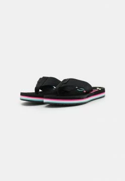 Roxy SEND IT - T-bar Sandals - Black -Roxy Shop 5682bd56bc264ff3a96fdfe195670107