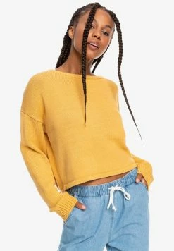 Roxy Heavy Love - Jumper - Ochre -Roxy Shop 589f7cd6ba414a69893da01f6eca23ac
