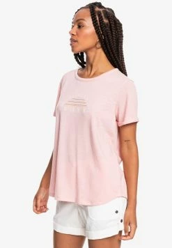 Roxy Print T-shirt - Powder Pink 12 Roxy Print T-shirt - Powder Pink -Roxy Shop 5960822441aa41ff93694a849d86b1c2