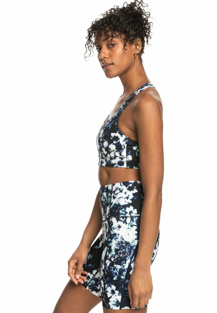 Roxy BACK TO YOU - Bustier - True Black Black Flowers 7 Roxy BACK TO YOU - Bustier - True Black Black Flowers - Image 5