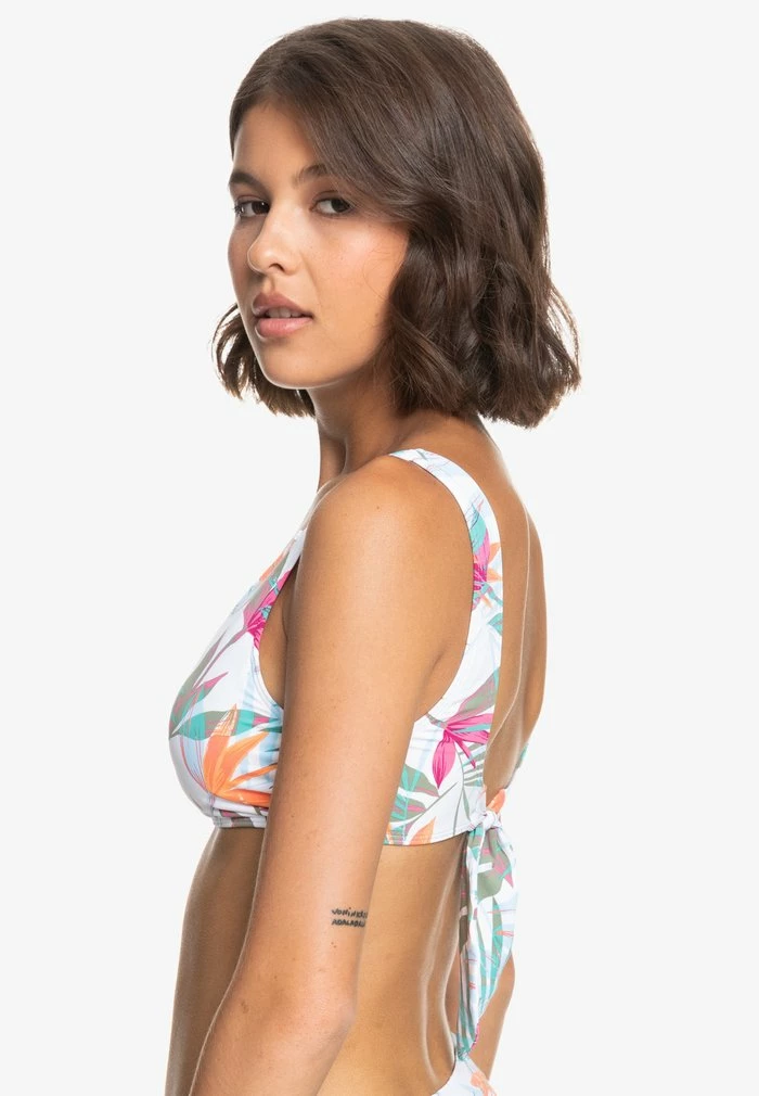 Roxy BEACH CLASSICS - Bikini Top - Bright White Floral Of Paradis 6 Roxy BEACH CLASSICS - Bikini Top - Bright White Floral Of Paradis - Image 4