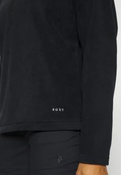 Roxy FEEL IT TOO - Fleece Jumper - Anthracite -Roxy Shop 5bf496d6bb4e4b7da6d5b2ec769b56ad