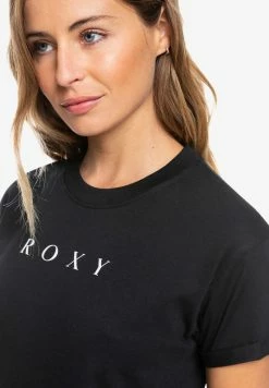 Roxy Print T-shirt - Anthracite -Roxy Shop 5fe527d6b43e49a58bd9948313b27da7