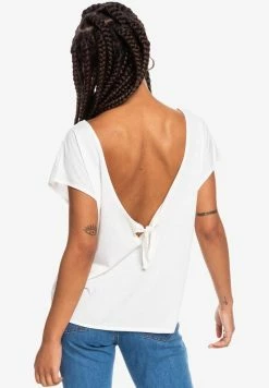 Roxy Basic T-shirt - Snow White 11 Roxy Basic T-shirt - Snow White -Roxy Shop 64dc4732005f45b8a1edb68861a6caf9
