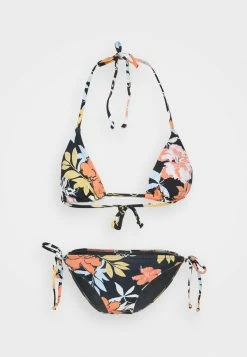 Roxy TIKITRI TIESIDE SET - Bikini - Anthracite -Roxy Shop 68ffb776bf0d4de98fba680c745a6050