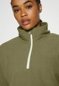 Roxy FEEL IT TOO - Fleece Jumper - Deep Lichen Green -Roxy Shop 6d5501fe6cab4b85a0e05897b83c46f1