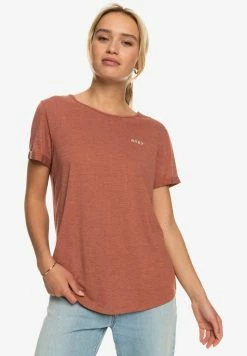 Roxy DREAMING WAVE - Basic T-shirt - Brown