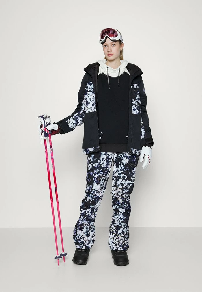 Roxy NADIA PRINTED - Snow Pants - True Black 4 Roxy NADIA PRINTED - Snow Pants - True Black - Image 2