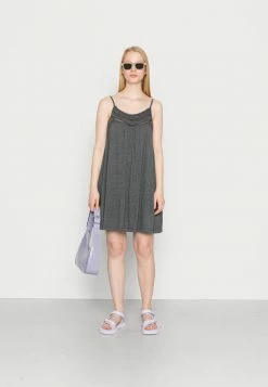 Roxy RARE FEELING - Jersey Dress - Anthracite -Roxy Shop 72aa98f365264a5b93010f1f70c37a6b