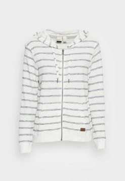 Roxy PERFECT WAVE STRIPE - Zip-up Sweatshirt - Snow White Horiz Will Stripes -Roxy Shop 751348fe9af140b3a13455f7e88abbbe