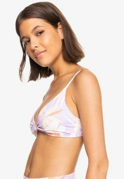 Roxy LOVE THE SURF KNOT - Bikini Top - Lavendula Tropical Trip S -Roxy Shop 775c025ff14d40c4bc5f0c9066833168