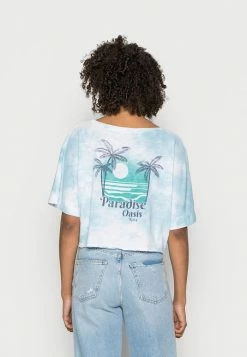 Roxy HAPPY PALMS - Print T-shirt - Cool Blue -Roxy Shop 7b3b9e4335f0476fba88c6a5e5ed249e