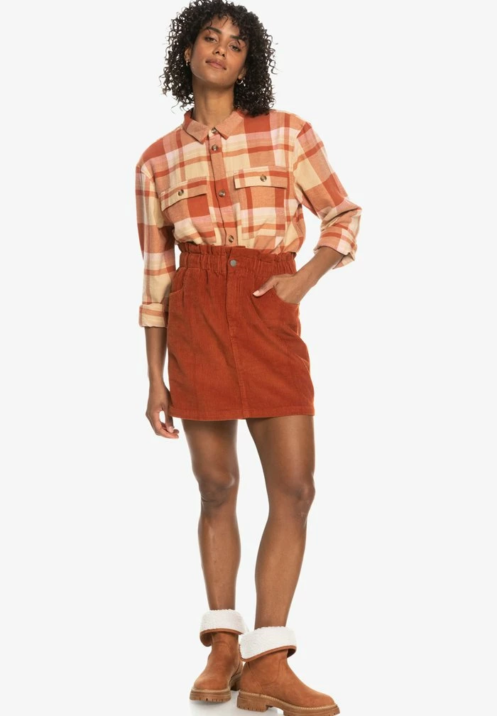 Roxy SILENT DAYS - Mini Skirt - Brown 4 Roxy SILENT DAYS - Mini Skirt - Brown - Image 2