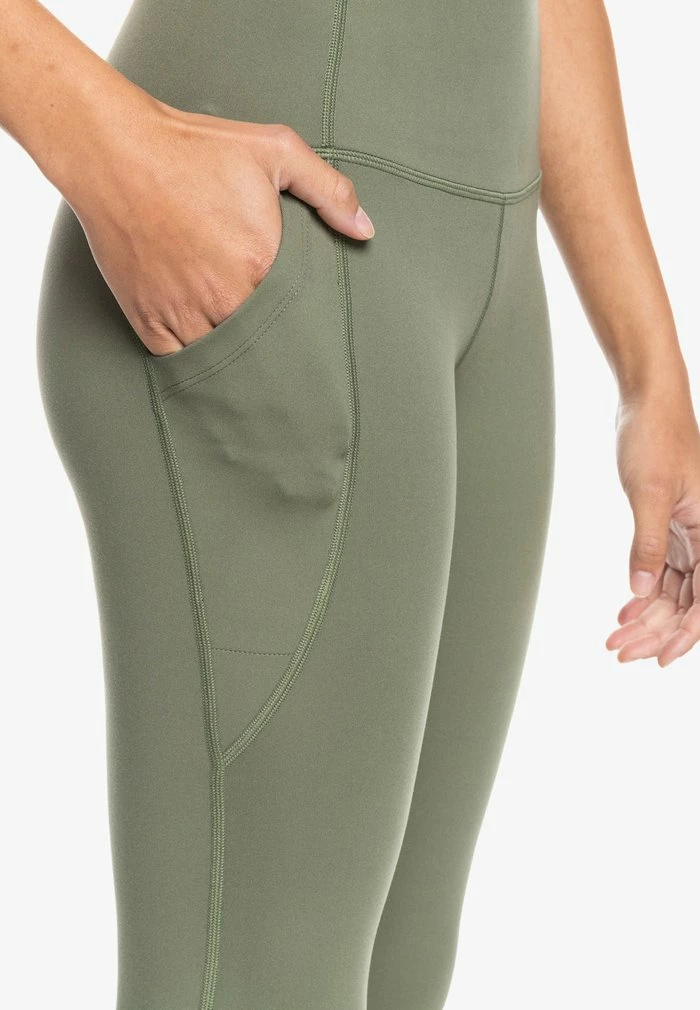 Roxy SUBLIME SUNSHINE - Leggings - Deep Lichen Green 7 Roxy SUBLIME SUNSHINE - Leggings - Deep Lichen Green - Image 5