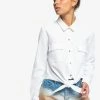Roxy Button-down Blouse - Snow White -Roxy Shop 8211c3e33b4b43f18a60dfd3525c28c0