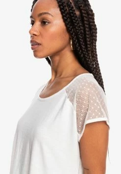 Roxy Print T-shirt - Snow White -Roxy Shop 87b26b5d70334c49972ef467e06fdbcf