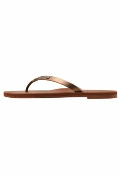 Roxy JANEL - T-bar Sandals - Brown -Roxy Shop 8c23780142c046ffbbb689766604ef8f