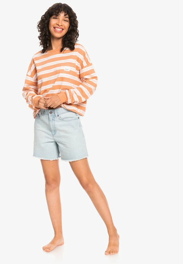 Roxy JUST LIKE THAT - Long Sleeved Top - Toasted Nut New Rapta Stripe 4 Roxy JUST LIKE THAT - Long Sleeved Top - Toasted Nut New Rapta Stripe - Image 2