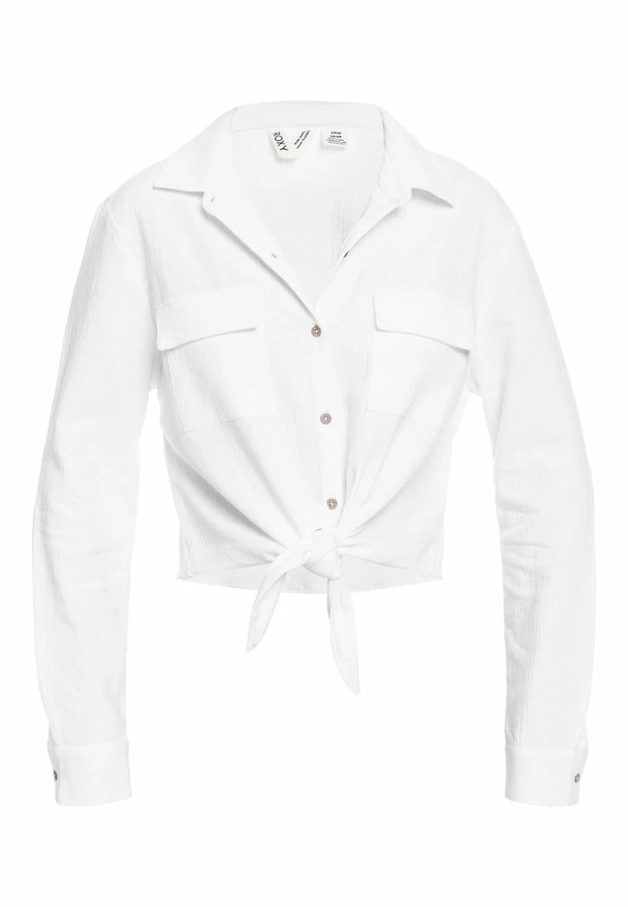 Roxy Button-down Blouse - Snow White 8 Roxy Button-down Blouse - Snow White - Image 6