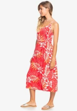 Roxy LAND OF LIFE - Day Dress - Red -Roxy Shop 8ded06a1b4744a9b972e8ea6ff3ece68