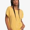 Roxy Basic T-shirt - Ochre -Roxy Shop 8ec346ee0aa548988fc7bfbaf2cbfff7