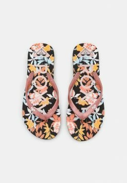 Roxy TAHITI VII - Pool Shoes - Black/withe/pink -Roxy Shop 8fac7a9d12a1410cabf50fcab8a249d4