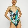 Roxy BEACH CLASSICS ONE PIECE - Swimsuit - Anthracite Paradiso -Roxy Shop 912e6ac80d3649c591b413e36db4e6bc