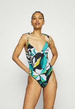 Roxy BEACH CLASSICS ONE PIECE - Swimsuit - Anthracite Paradiso