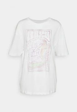 Roxy BARREL DAY - Print T-shirt - White -Roxy Shop 9171a426f4b64b8d8ec0cc148c9c78ad