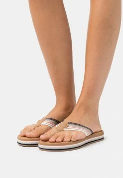 Roxy COLBEE - T-bar Sandals - Olive/night/barely Pink