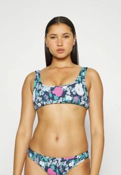 Roxy BRALETTE SMOCK - Bikini Top - Mood Indigo S Blossom Babe -Roxy Shop 92479cf1ab2844398f77abcd7420f34d
