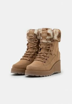 Roxy KENZIE - Wedge Ankle Boots - Tan -Roxy Shop 9521be8662b041178934934af698bf3a