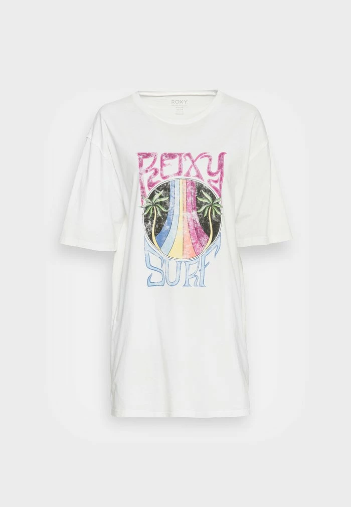Roxy COME TO THE BEACH - Print T-shirt - Snow White 6 Roxy COME TO THE BEACH - Print T-shirt - Snow White - Image 4