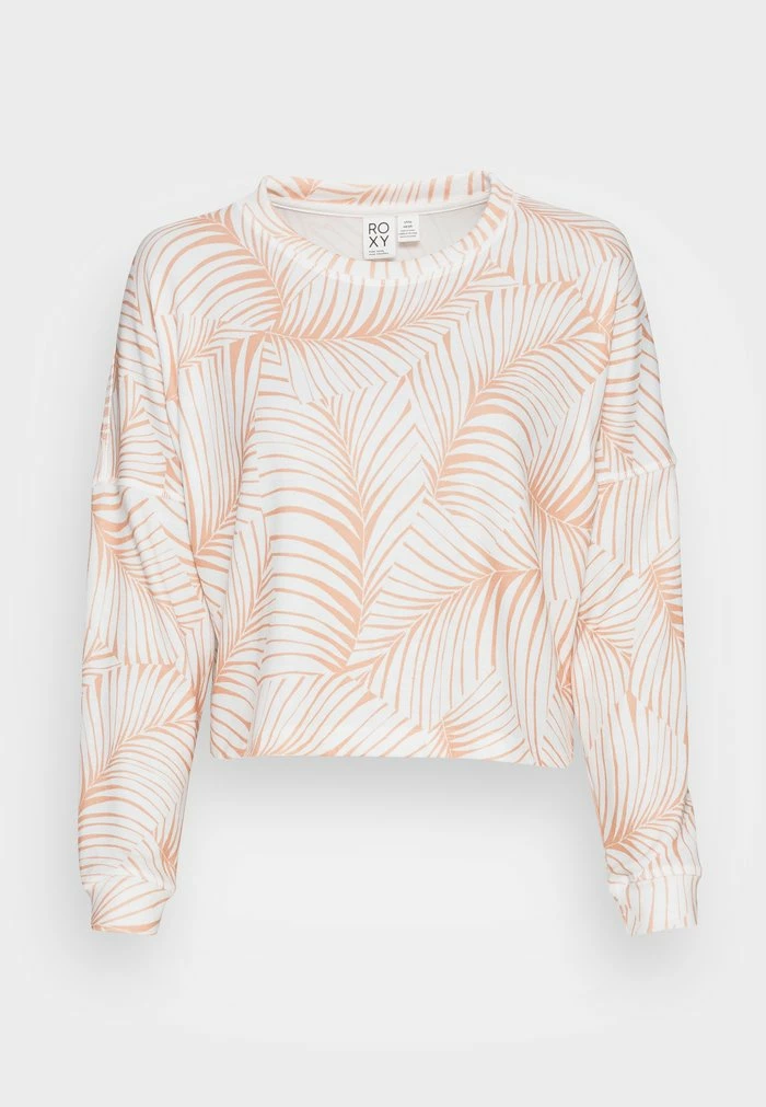 Roxy CURRENT MOOD CREW - Long Sleeved Top - Toast Palm Tree Dreams 6 Roxy CURRENT MOOD CREW - Long Sleeved Top - Toast Palm Tree Dreams - Image 4