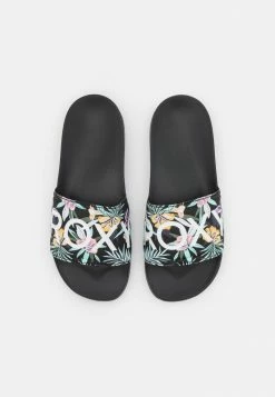 Roxy SLIPPY - Mules - Black -Roxy Shop 9a60de2251e44fce9fa272c233b0e6b3