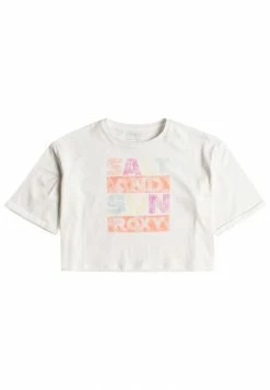 Roxy CALL YOU MINE - Print T-shirt - Snow White
