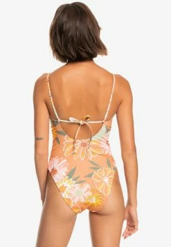 Roxy Swimsuit - Toasted Nut Bloom Boogie S -Roxy Shop 9f5ddb880bfa41ddbb70b55e74944e3a