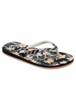 Roxy PEBBLES - T-bar Sandals - Anthracite Black