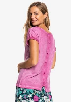 Roxy SUMMERTIME HAPPINESS - Print T-shirt - Pink Guava -Roxy Shop a0513af440b74da0a7f400eaec6cf48c