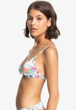 Roxy BEACH CLASSICS - Bikini Top - Bright White Floral Of Paradis -Roxy Shop a127d9f8f567478d8f8c1af7a47cd41d