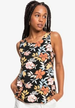 Roxy FINE WITH YOU - Top - Anthracite Island Vibes