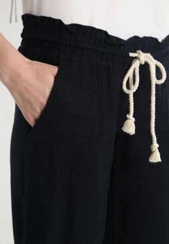 Roxy OCEANSIDE PANT - Trousers - True Black -Roxy Shop a239763d35ba4aa3ba6446043b38f19a