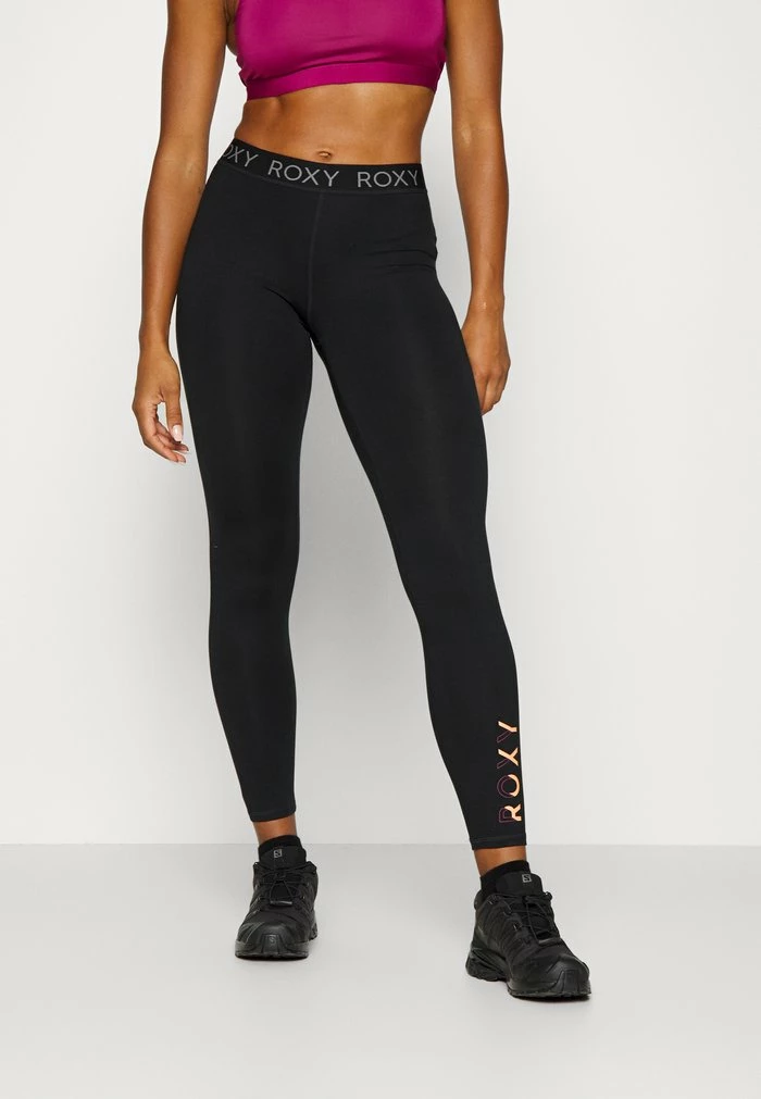 Roxy GOOD MORNING MIDNIGHT - Leggings - Anthracite 3 Roxy GOOD MORNING MIDNIGHT - Leggings - Anthracite